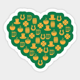 Heart of the Irish Sticker